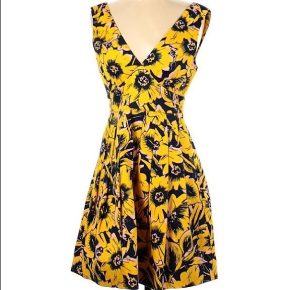 J. Crew Fit and Flare Floral Dress